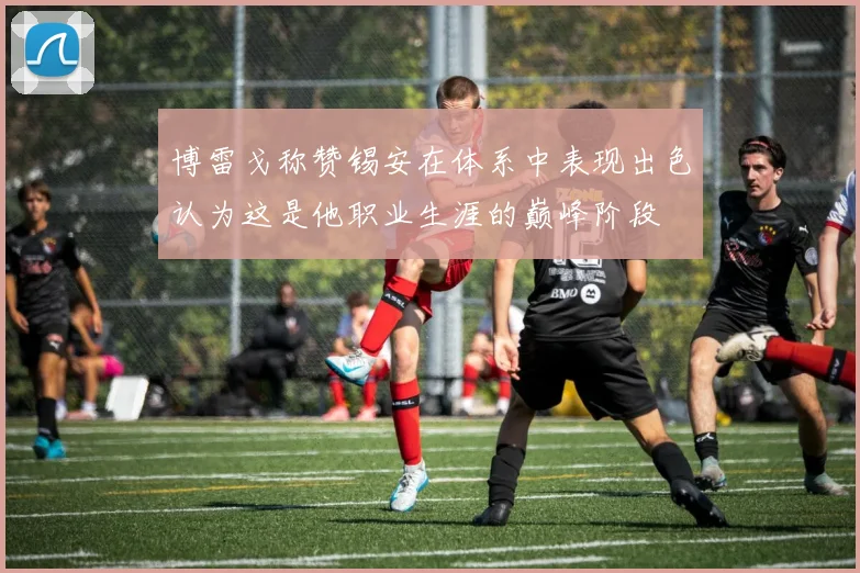 博雷戈称赞锡安在体系中表现出色认为这是他职业生涯的巅峰阶段